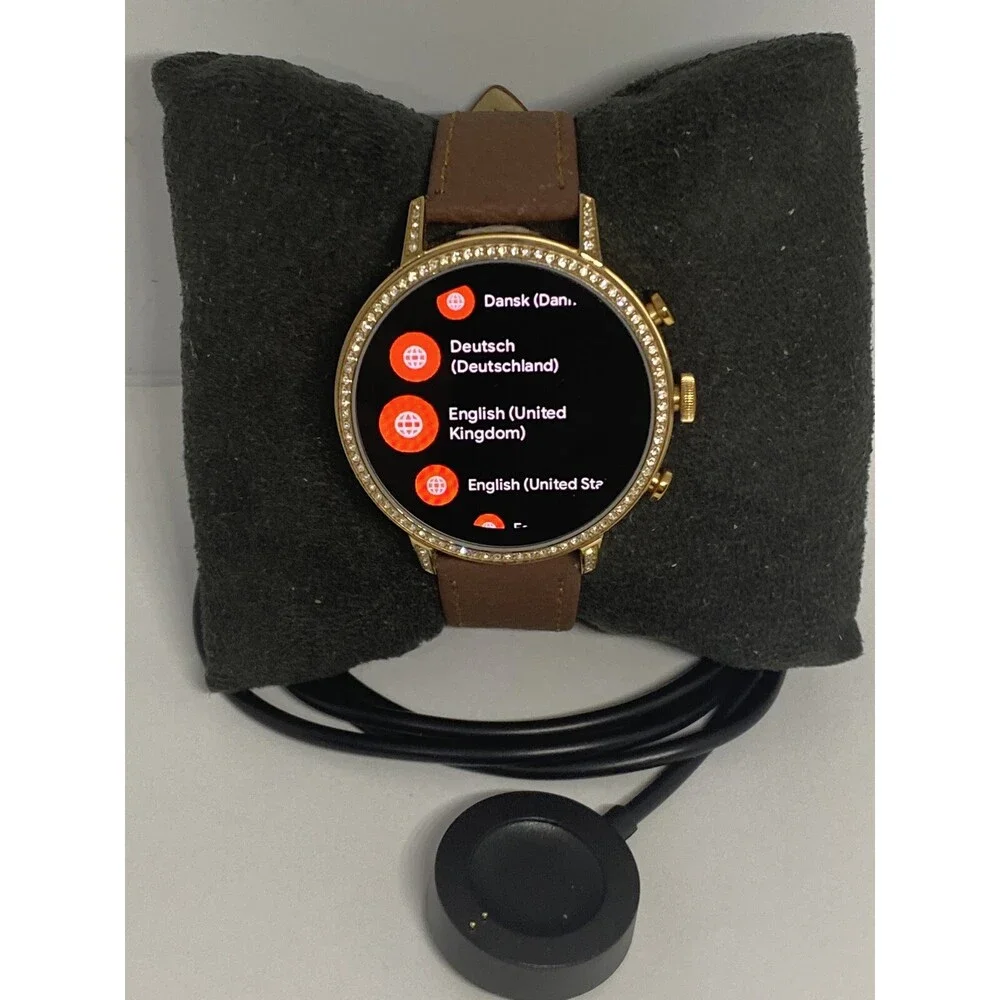 Fossil Gen 4 Authentic Digital Dial Smart Watch Custom Band FTW6015 AB608